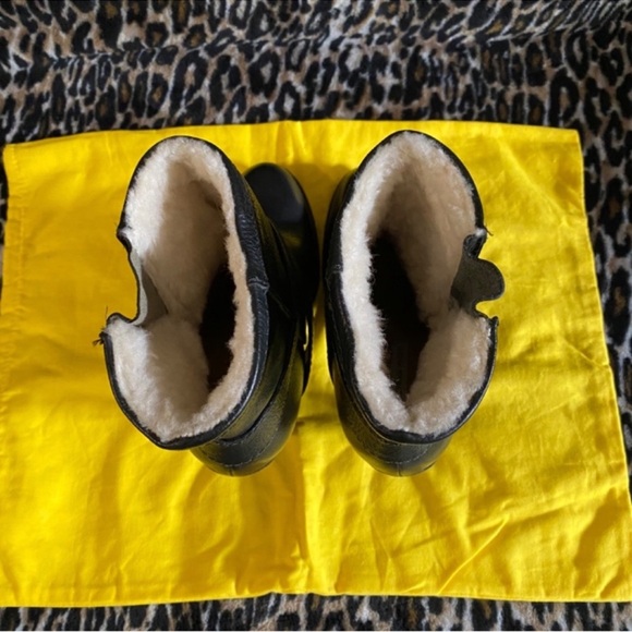 Cynthia Vincent Black Leather Booties - Picture 8 of 10